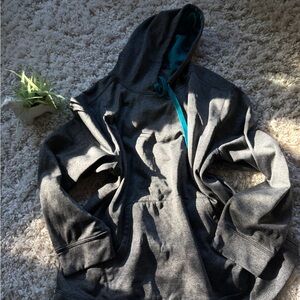 Everlast men’s baggy sporty casual Teal and Gray Sportswear hoodie